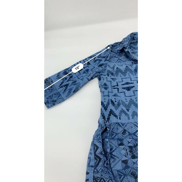 Soft Surroundings Women’s Aztec Blouse - Picture 5 of 6